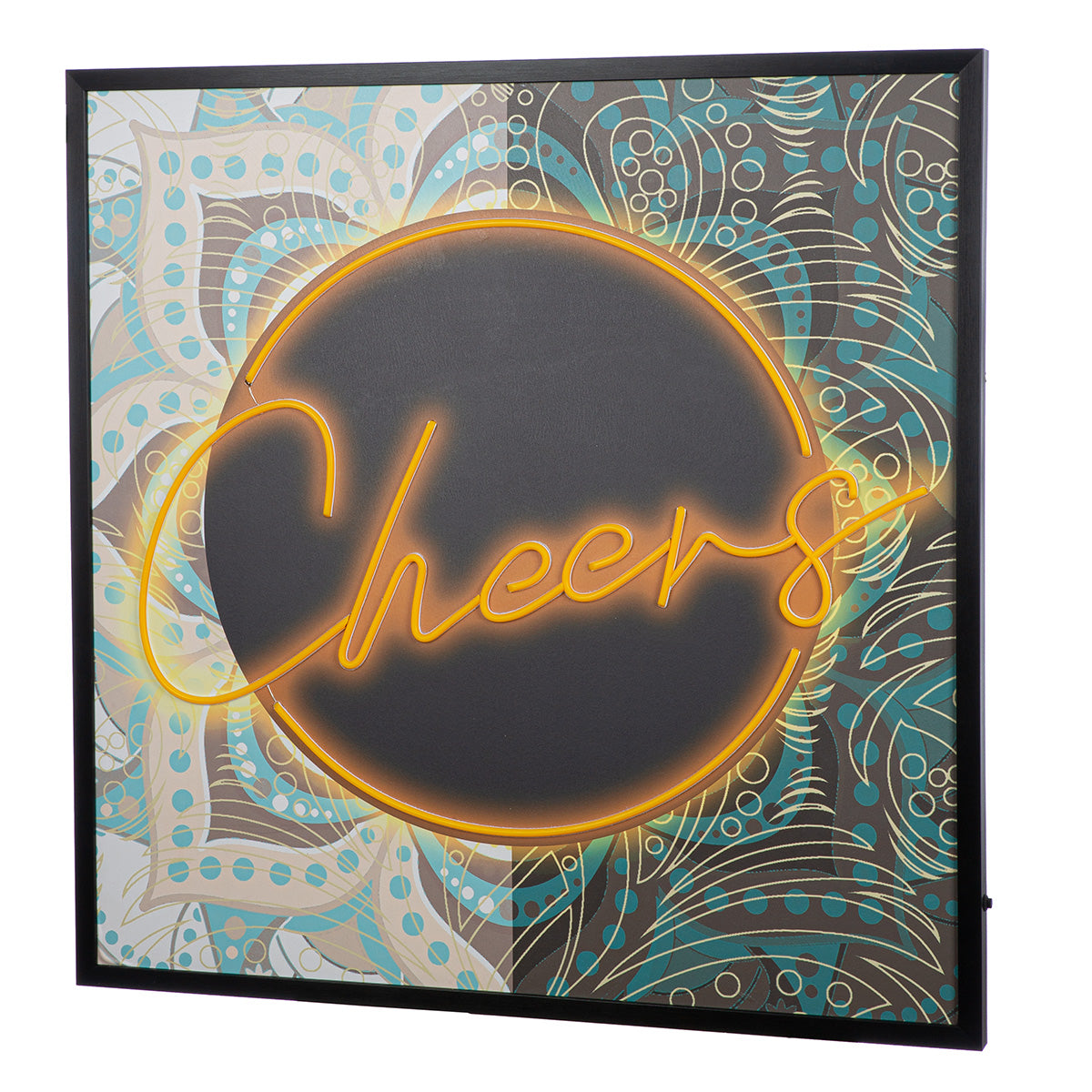 LED-schilderij Cheers 83 × 83 cm