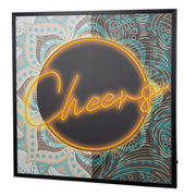 LED-schilderij Cheers 83 × 83 cm