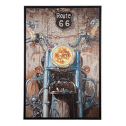 Motorcycle LED-schilderij 123 cm