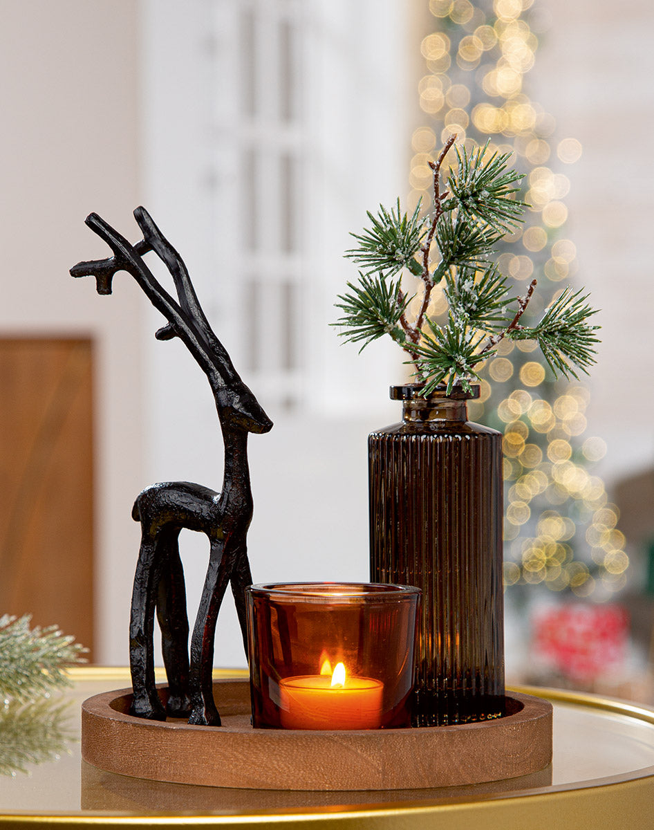 Decoratieset Black Deer Ø18 cm