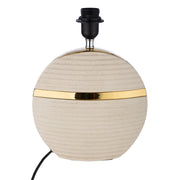 Dune tafellamp keramiek beige/wit