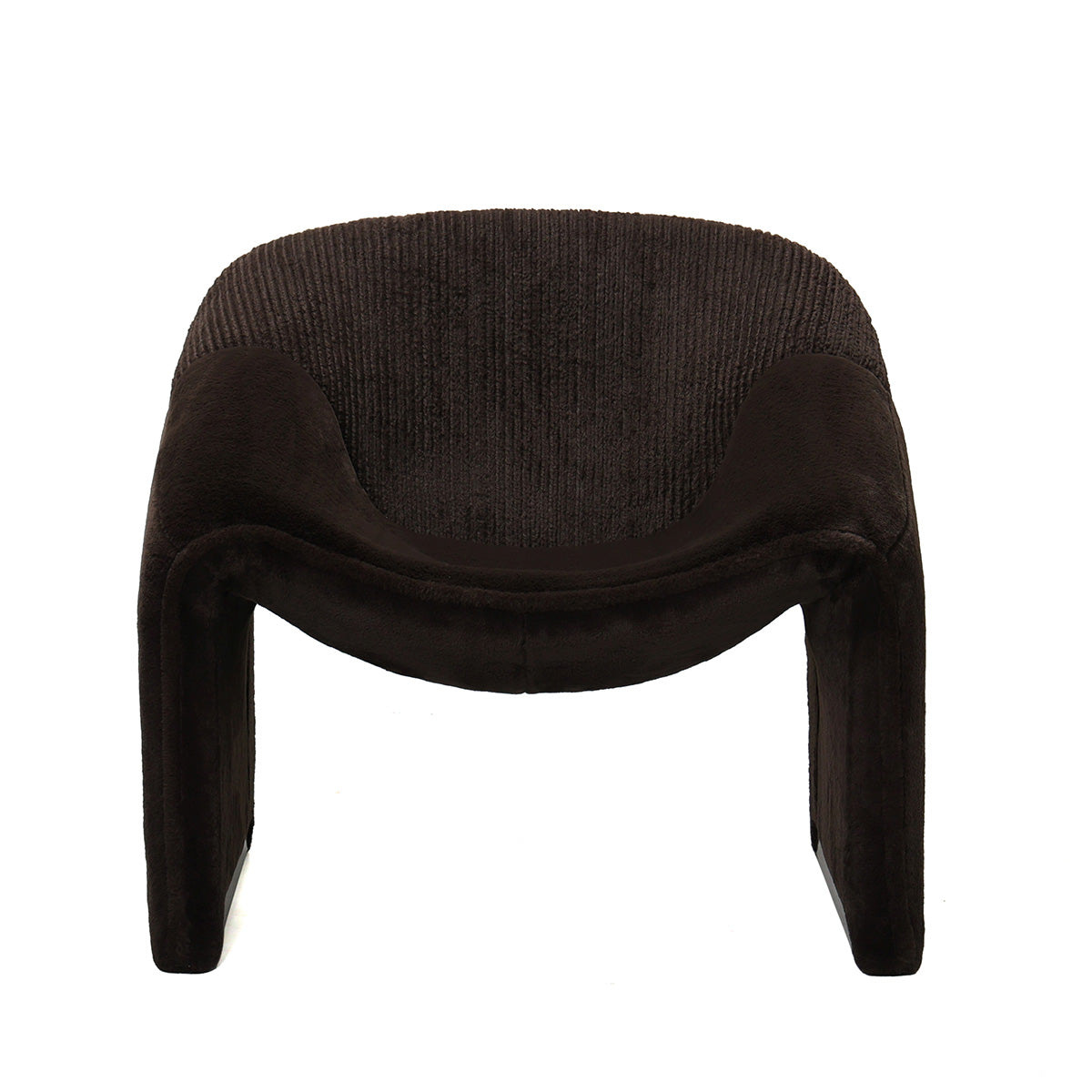 Bruine Dublin Fluffy Fauteuil
