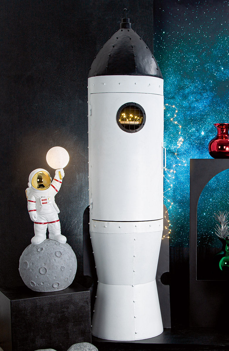 Houston Rocket Metalen Kast Wit