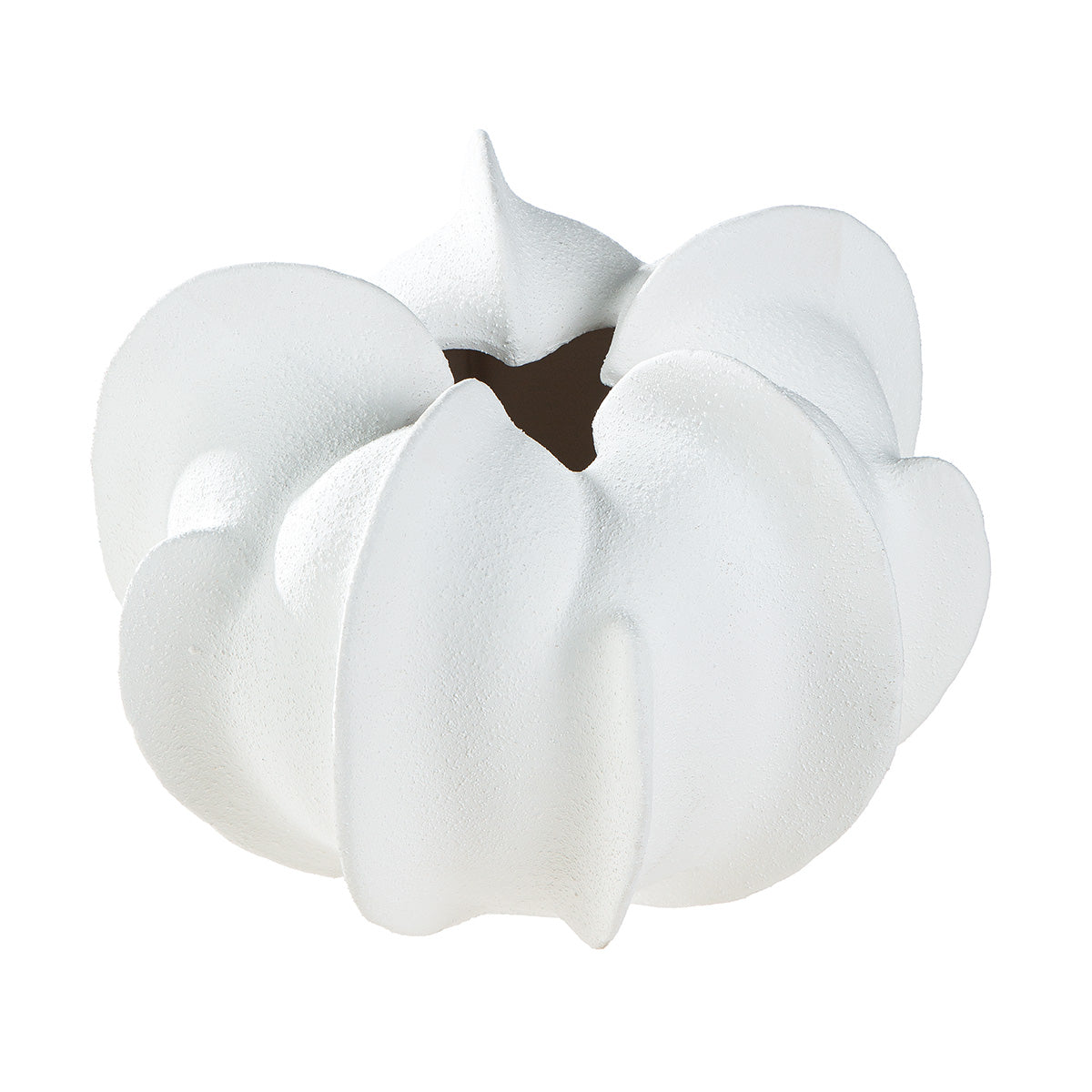 Coquille Organische Vaas Wit 20 cm