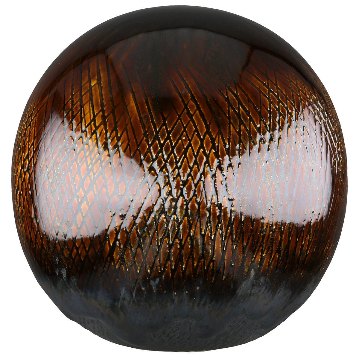 Decoratieve Bol Gobi Bruin 10.5 cm