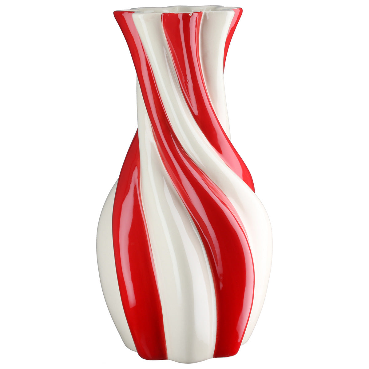 Candy Kegelvaas Crème Rood