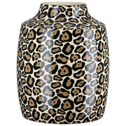 Leopard Vaas Bolvormig Zwart Bruin