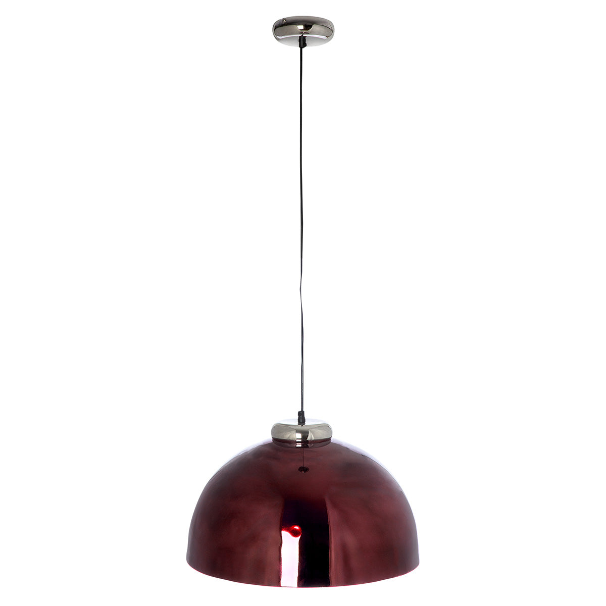 Lumina hanglamp rood ijzer rond