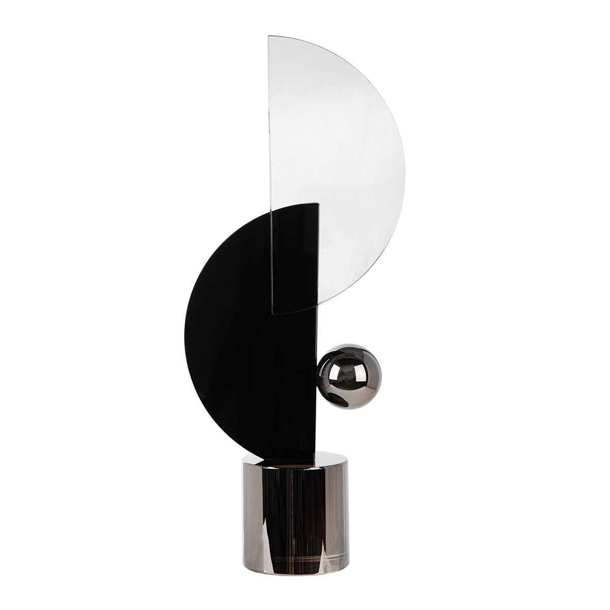 Hakura Glas Sculptuur Zwart XL