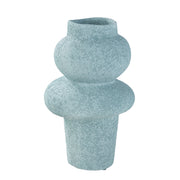 Stegna Ronde Vaas Crème Blauw 33 cm