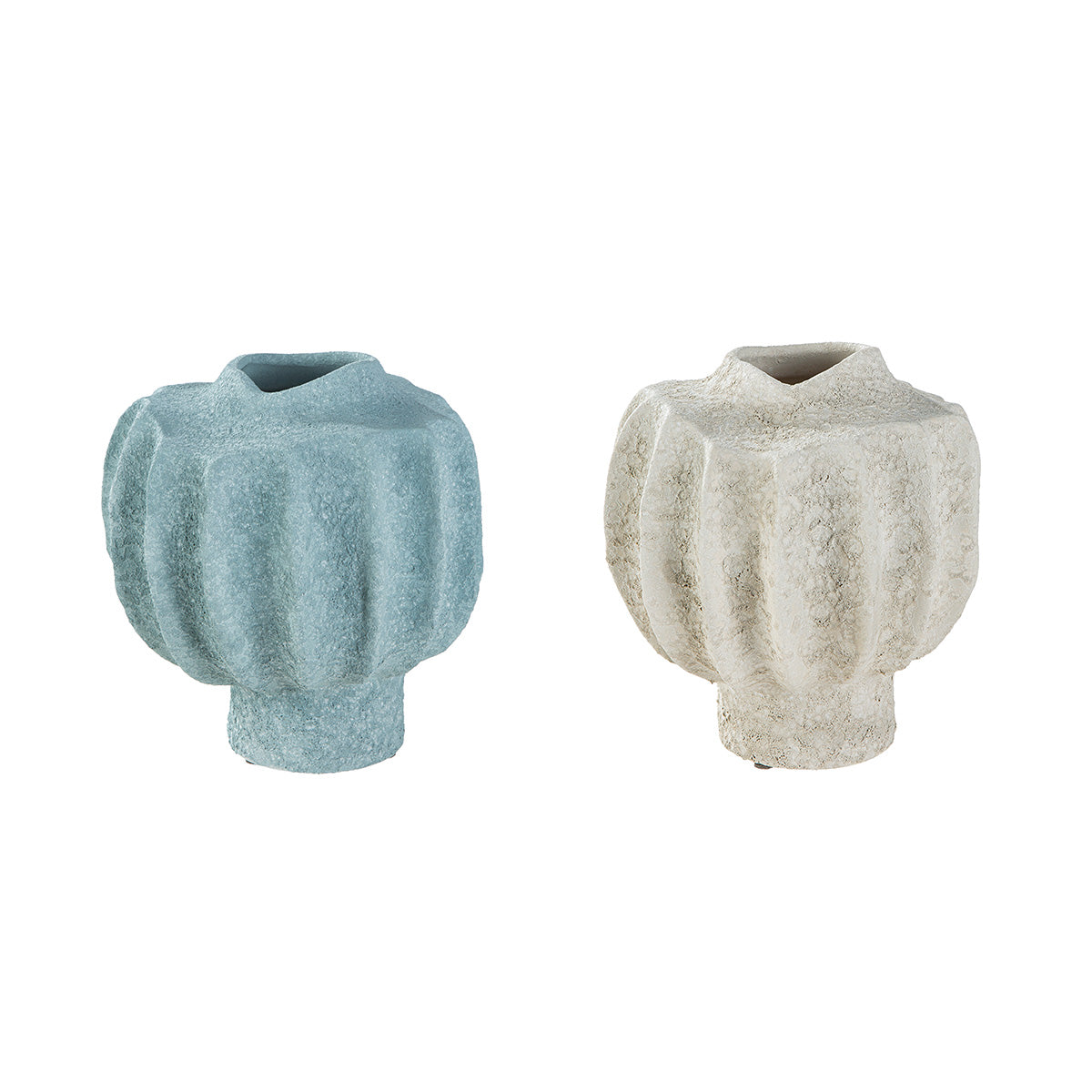 Stegna Vaas Crème Lichtblauw 21 cm