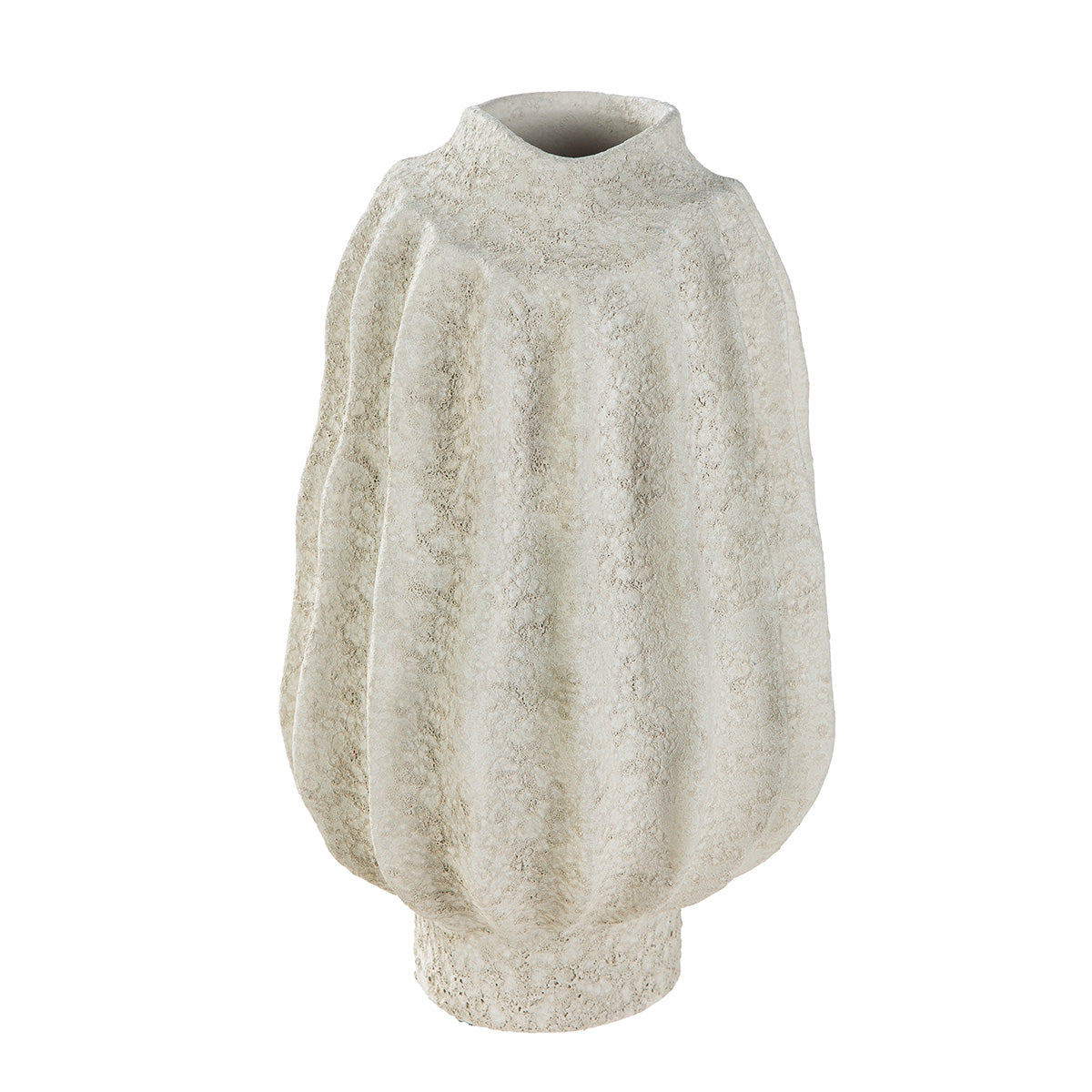 Stegna Vaas Crème Lichtblauw 31 cm