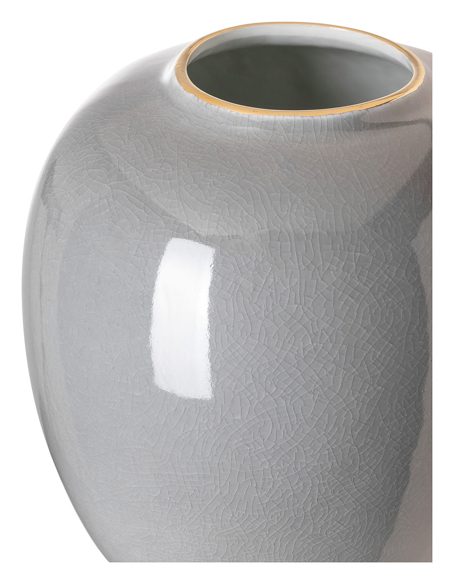 Leandra Vloervaas Grijs 35 cm