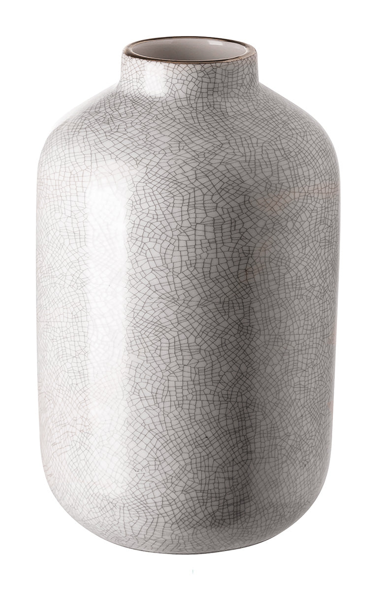 Roy FINK Vaas Lichtgrijs-Wit 26/36 cm