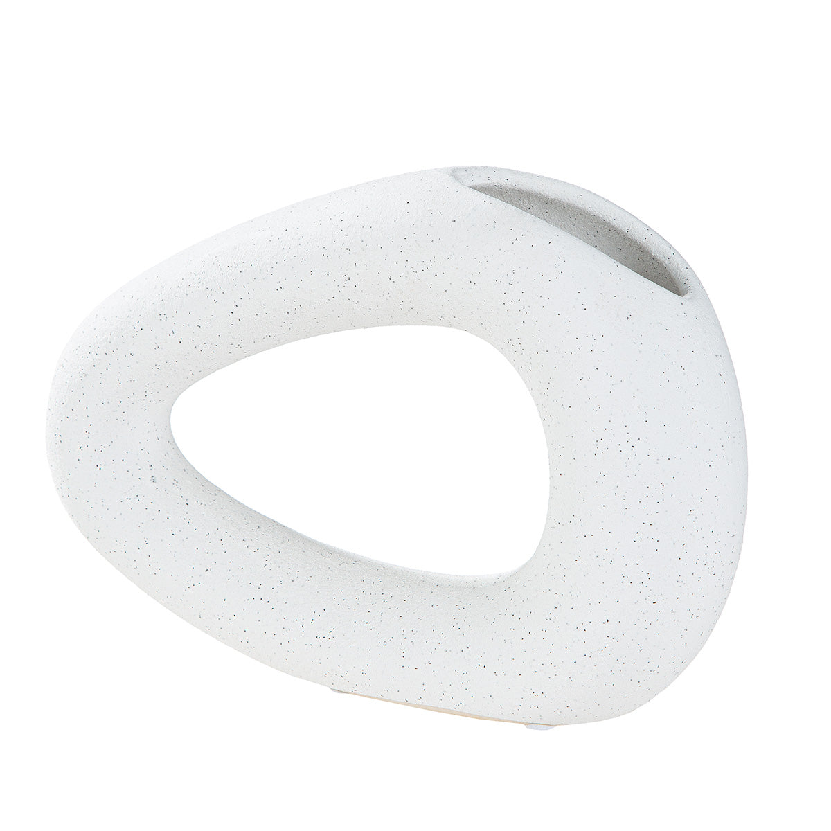 Maceria Vaas Wit Gespikkeld 15.5 cm