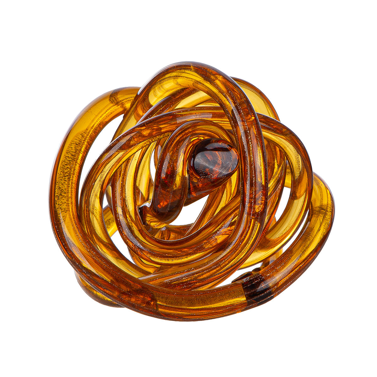 Glaskunst Hitch Oranje Knoop