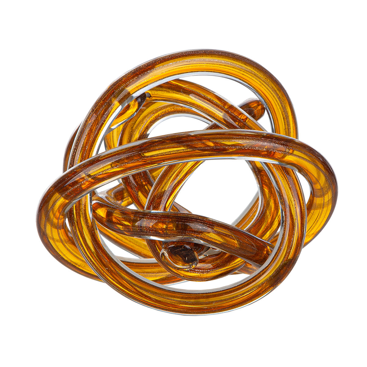 Glaskunst Hitch Oranje Knoop