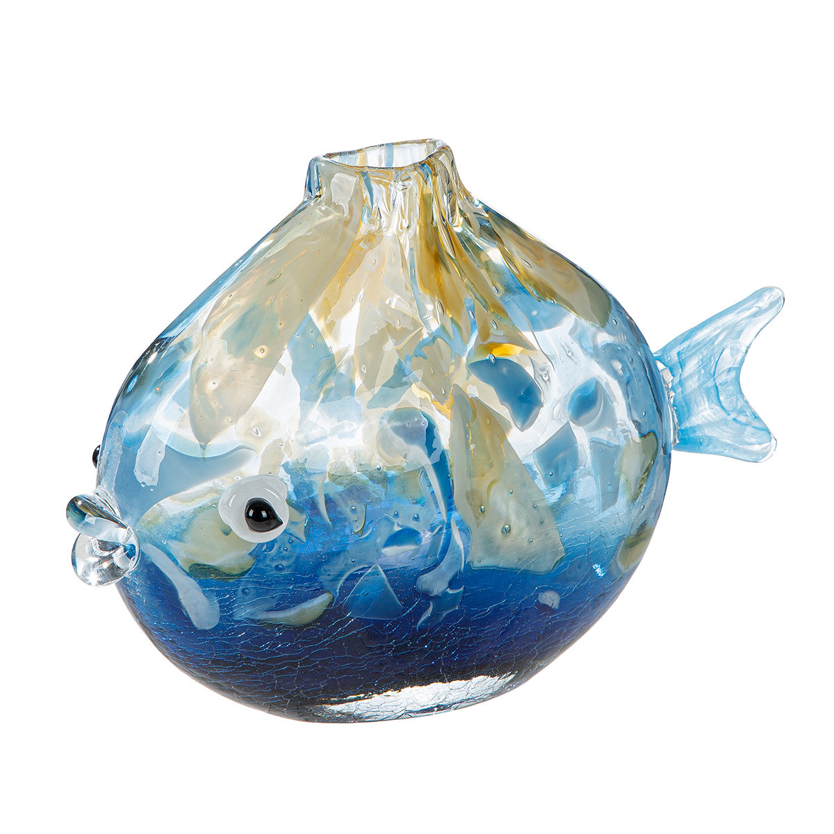 Blauwe visvaas Kandaru 18.5 cm