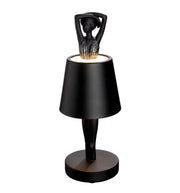 Odette LED Ballerina Tafellamp Zwart