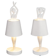 Odette LED Ballerina Tafellamp Wit