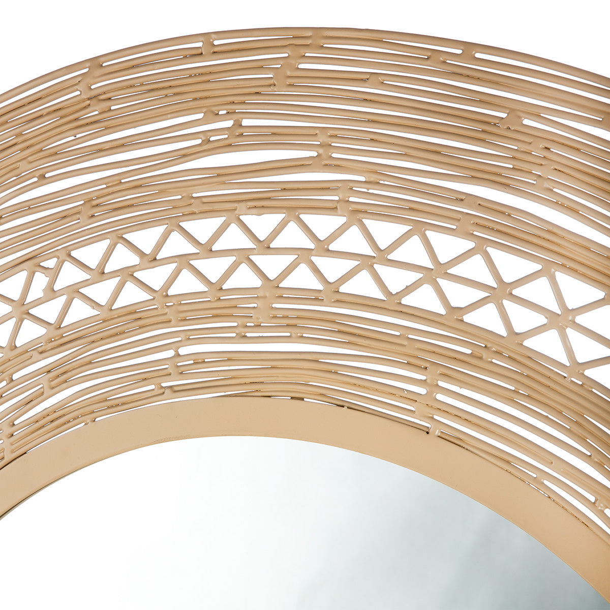 Joris ronde spiegel beige 70 cm