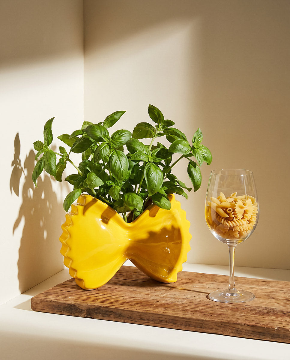 Pasta Club Vaas Geel Keramiek