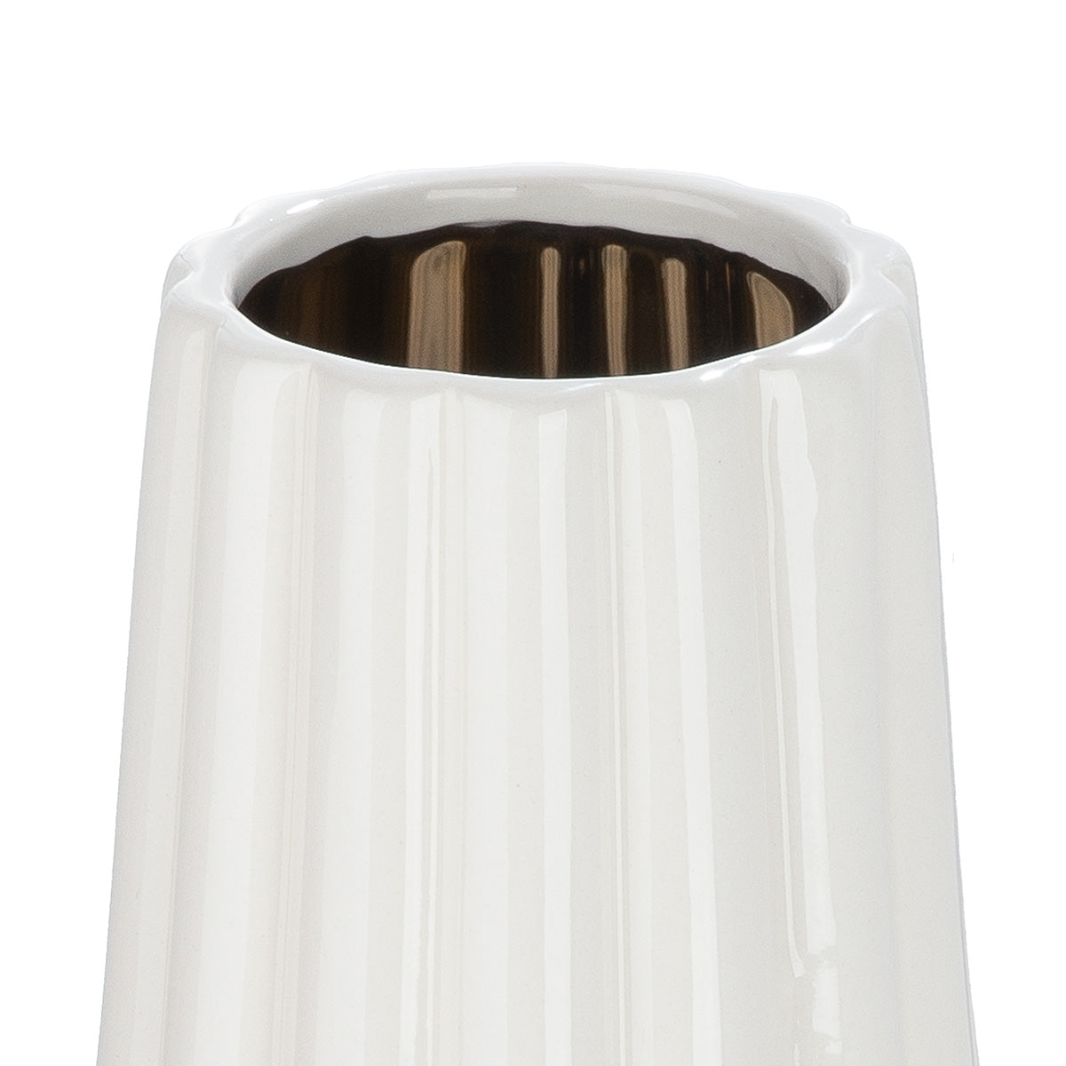 Imbali Vaas Wit-Goud 21-40 cm
