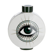 Magic Eye Ronde Dekselvaas Wit