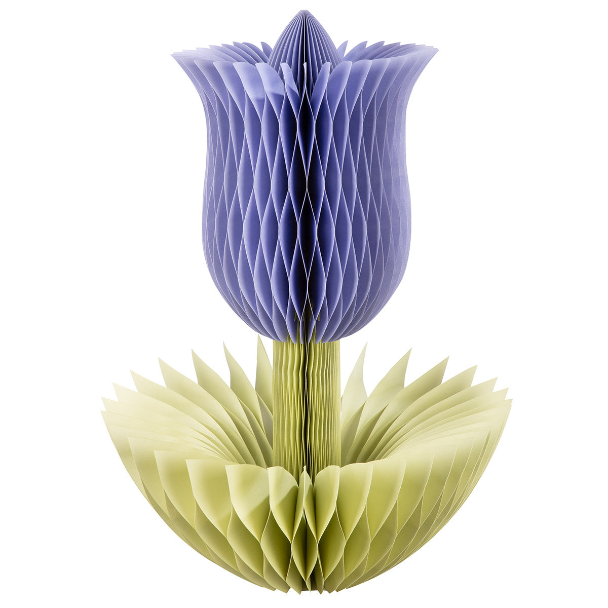 Papieren Tulp Paars 59 cm Decoratie