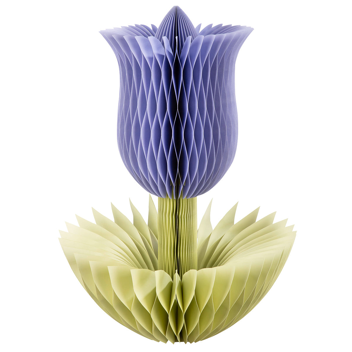 Papieren Tulp Paars 59 cm Decoratie