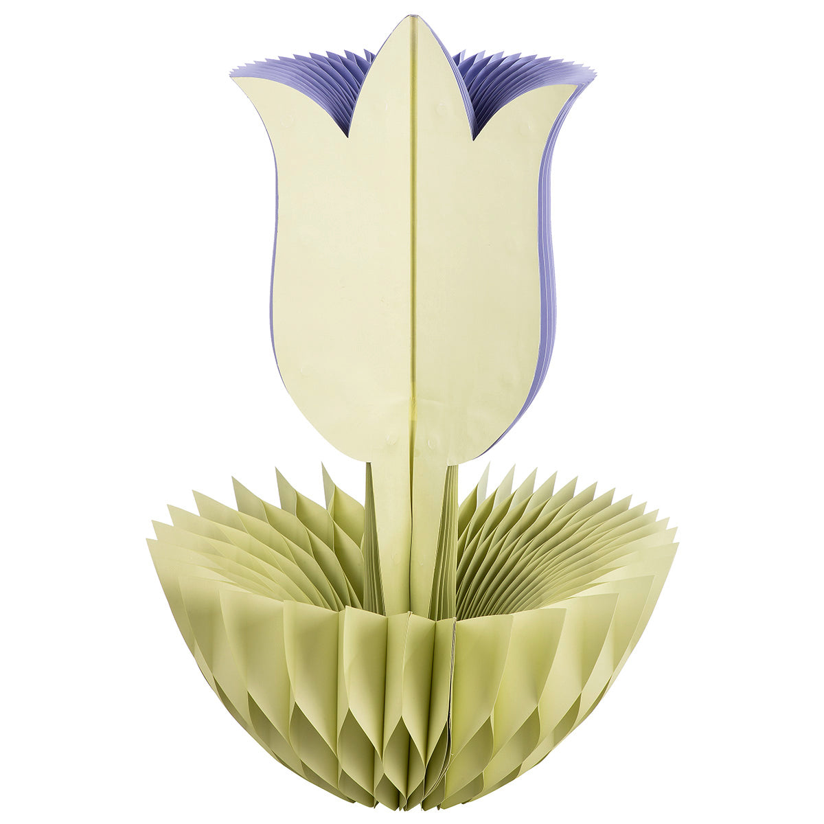 Papieren Tulp Paars 59 cm Decoratie