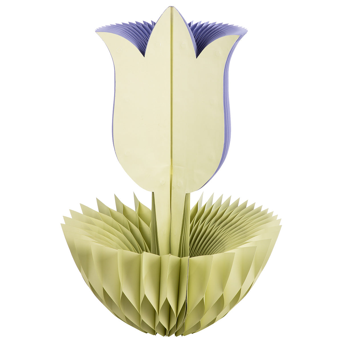Papieren Tulp Paars 59 cm Decoratie