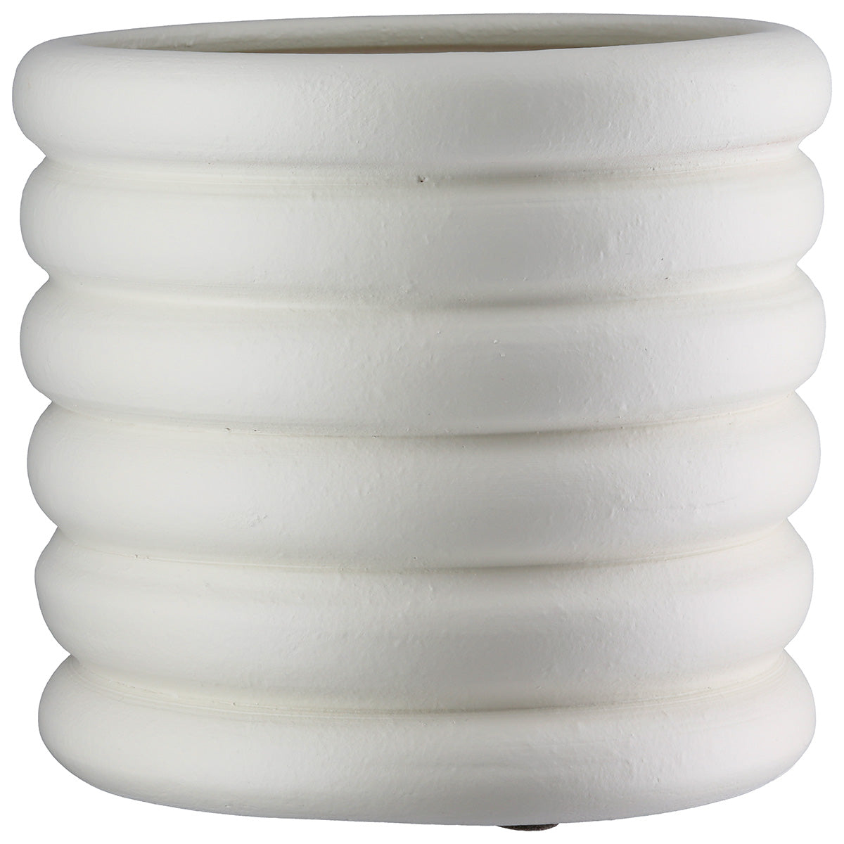 Luneva Ronde Vaas Lichtgroen/Wit