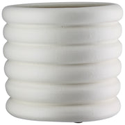 Luneva Ronde Vaas Lichtgroen/Wit
