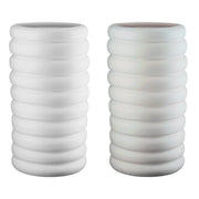 Luneva Ronde Vaas Lichtgroen/Wit