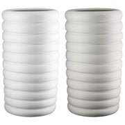 Luneva Ronde Vaas Lichtgroen/Wit
