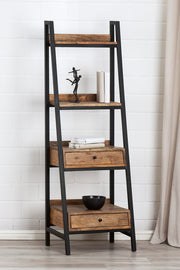 Libri Metalen Rek Bruin 150 cm