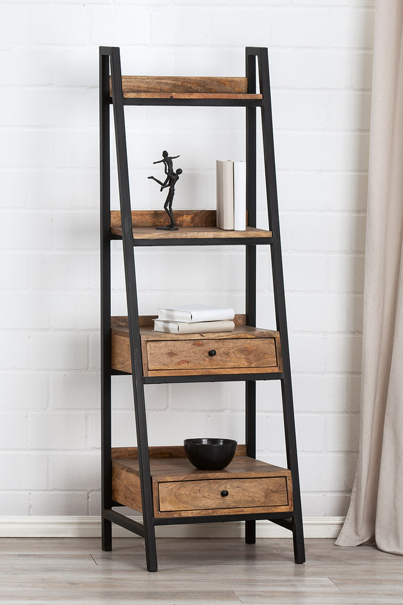 Libri Metalen Rek Bruin 150 cm