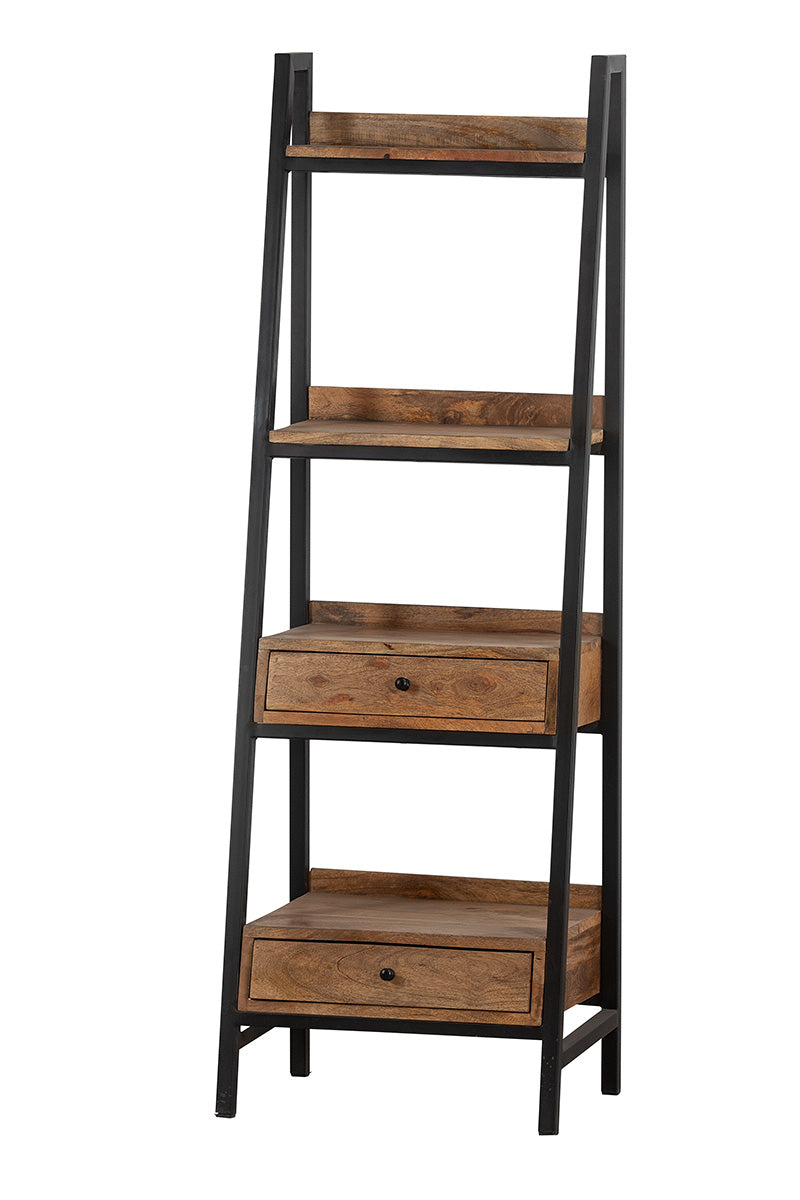 Libri Metalen Rek Bruin 150 cm