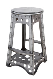 Zilveren Aviation Metalen Kruk