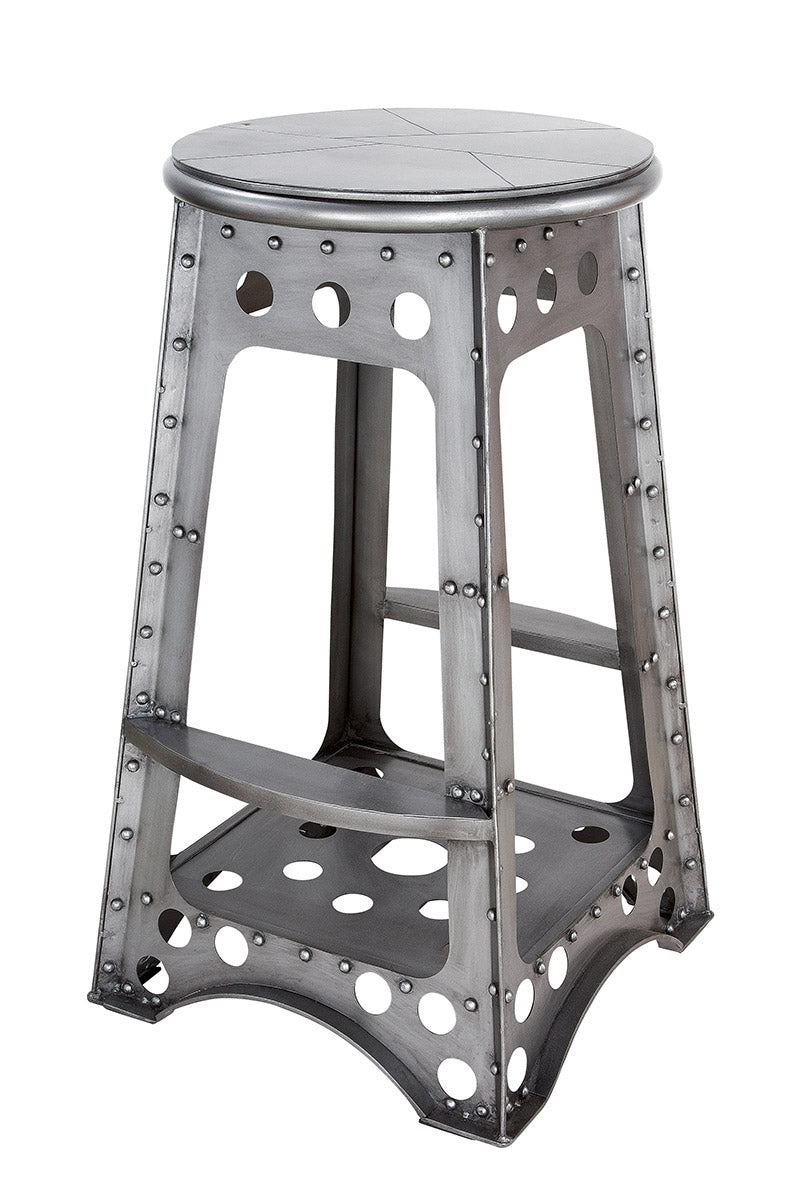 Zilveren Aviation Metalen Kruk