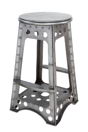 Zilveren Aviation Metalen Kruk