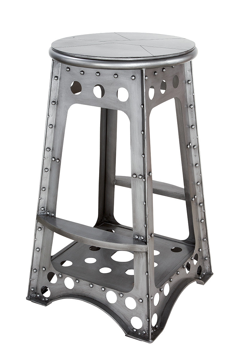 Zilveren Aviation Metalen Kruk