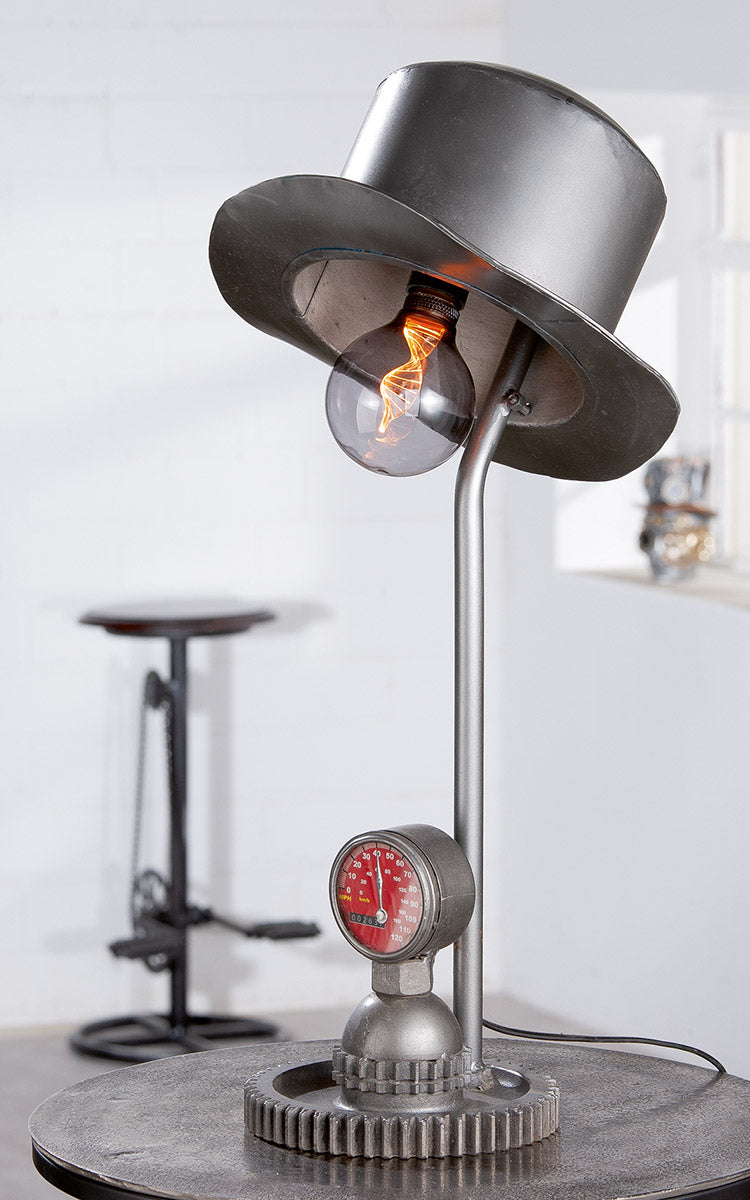 Hut Metalen Tafellamp Zilver