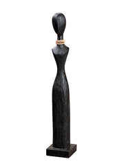 Tall Lady Houten Sculptuur Zwart