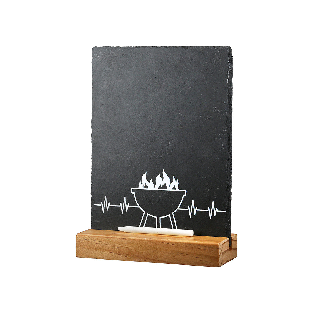 Leisteen Krijtbord Grill 21 cm