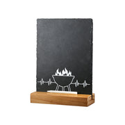 Leisteen Krijtbord Grill 21 cm