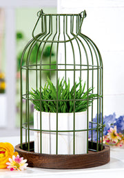 Bricco Decoratieve Melkkan Groen 28 cm