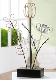 Metalen Bloemdecoratie Flora Kleurrijk