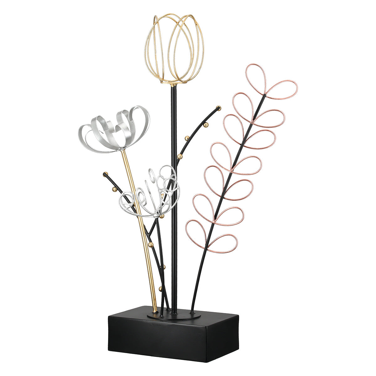 Metalen Bloemdecoratie Flora Kleurrijk